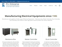 Tablet Screenshot of powerresistorsohm.com